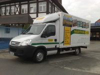 Iveco Daily 35S14 se skovou nstavbou pro pevoz nbytku